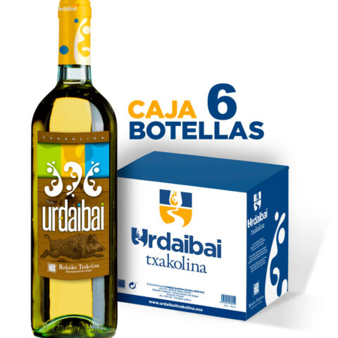 Txakoli Urdaibai: caja de 6 botellas cosecha 2025